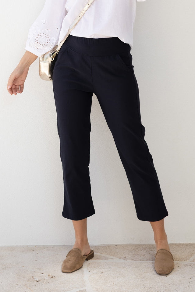 SmartFlex Navy Straight Leg Pants,Lifestyle