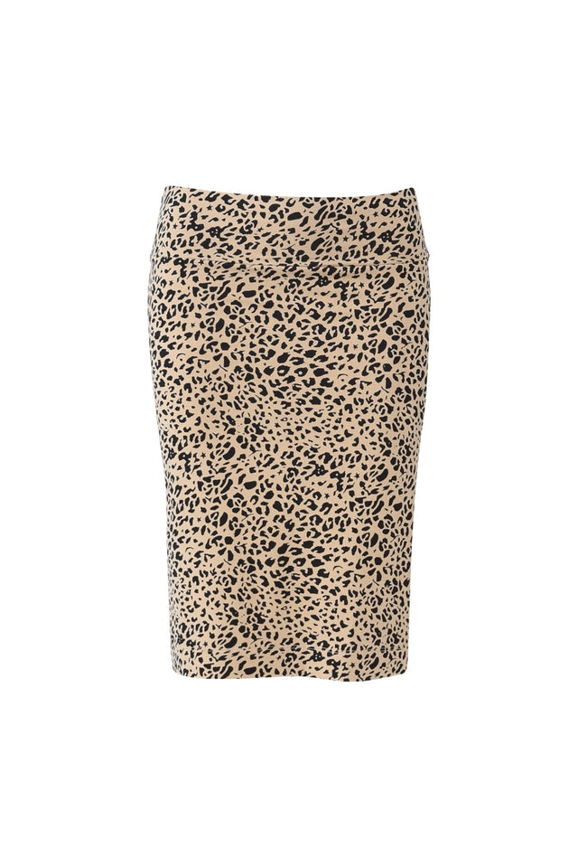Whitney Leopard Bamboo Tube Skirt,ghost-mani image 5