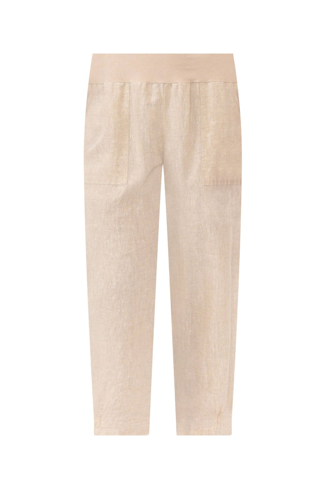 Tatum Beige Linen Pants,ghost-mani image 6