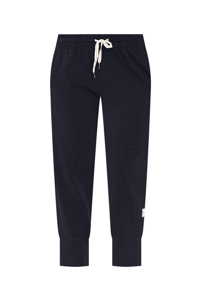 Fundamental Brunch Navy Cotton Sweatpants,ghost-mani image 9