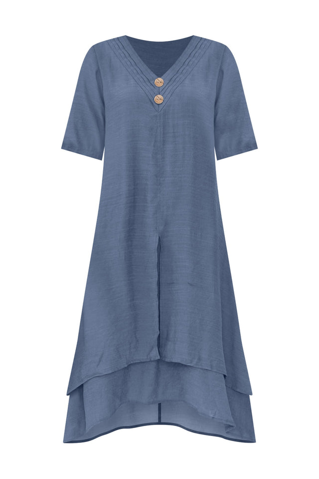 Nala Steel Layers Dress,ghost-mani image 9