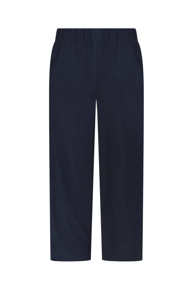 Rosella Navy Bamboo Pants,ghost-mani image 8