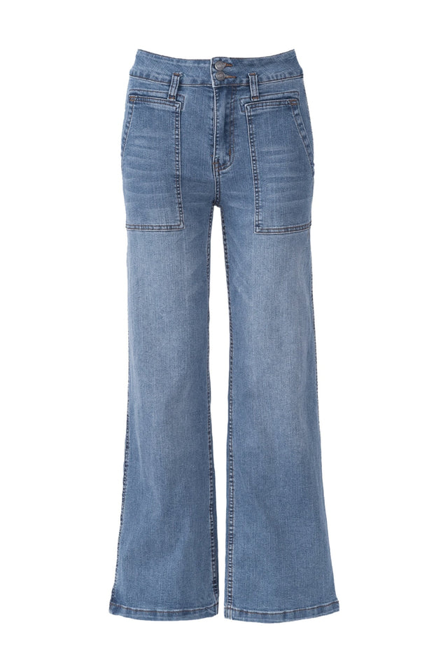 Orwell Mid Blue Straight Leg Jeans,ghost-mani image 7