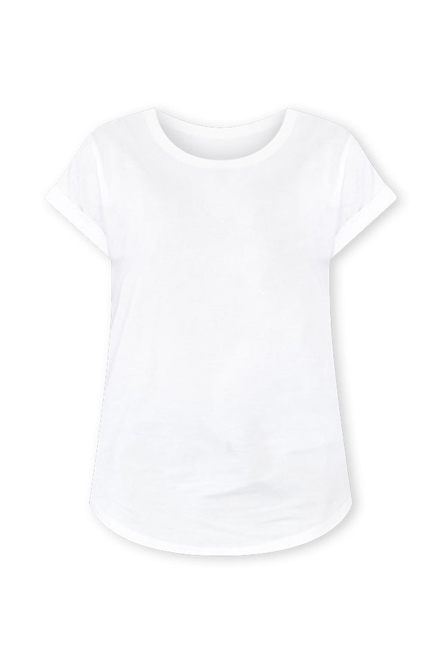 Manly White Cotton Tee,ghost-mani image 6