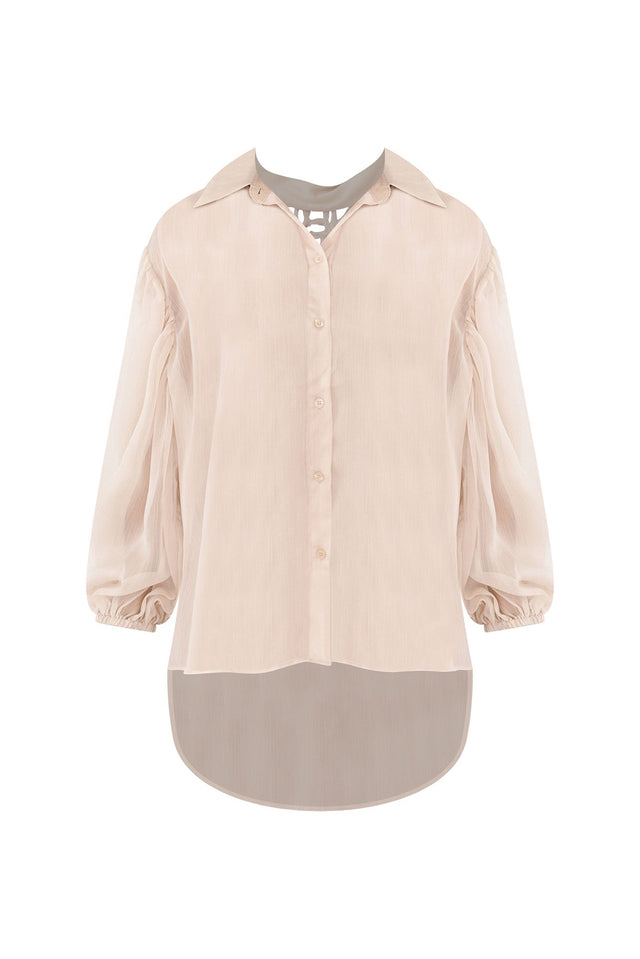 Eden Cream Collared Shirt,ghost-mani image 3