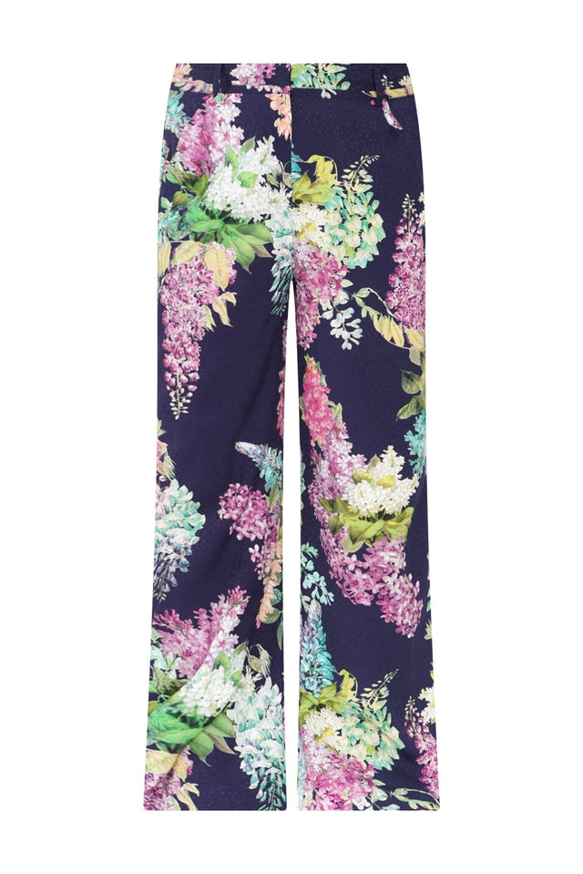 Augustine Navy Wisteria Pocket Pants,ghost-mani image 3