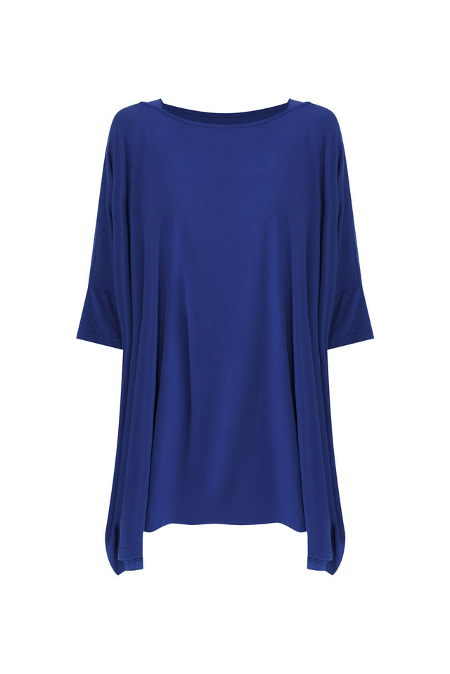 Kelsier Blue Bamboo Batwing Top,ghost-mani image 3