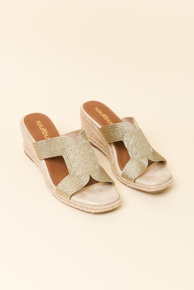 Talent Gold Espadrille Wedge image 3