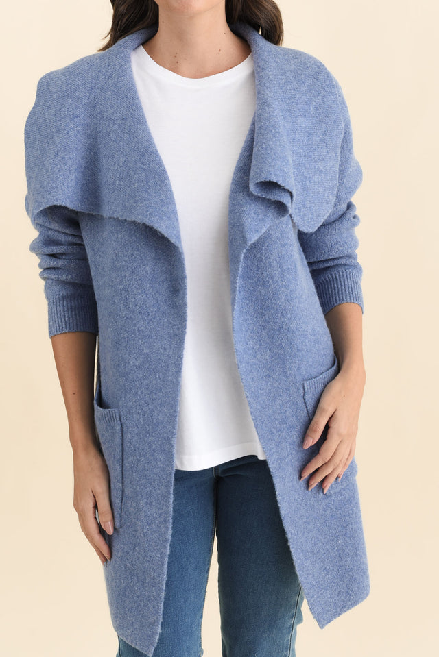 Abigail Blue Oversized Cardigan image 6