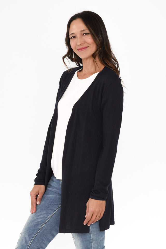 Adeline Navy Lightweight Cardigan image 4