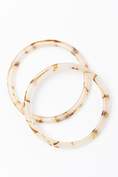 Afina Ivory Bangle Set