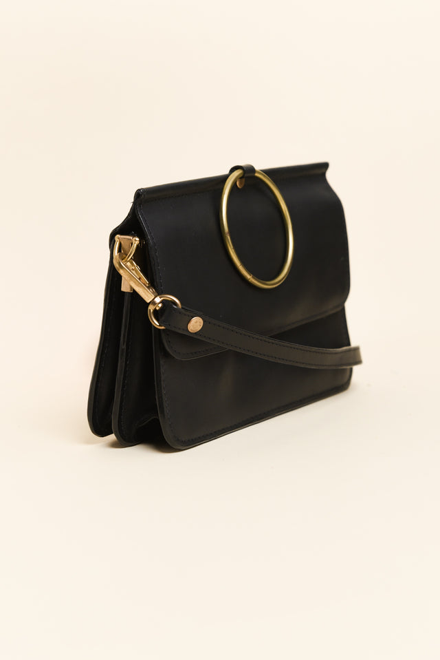 Ainsley Black Crossbody Bag
