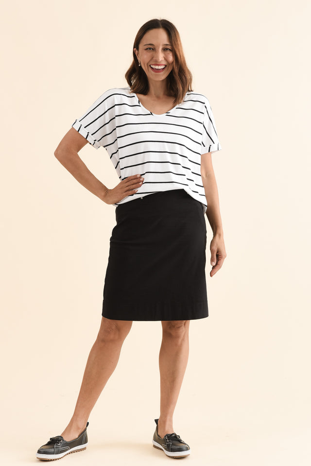 Air-Lite Black Stretch Pocket Skirt image 6