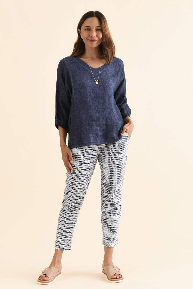 Air-Lite Blue Spot Stretch Cropped Pants image 6