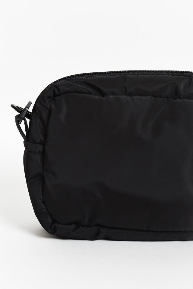 Allegro Black Platted Puffer Crossbody Bag image 2