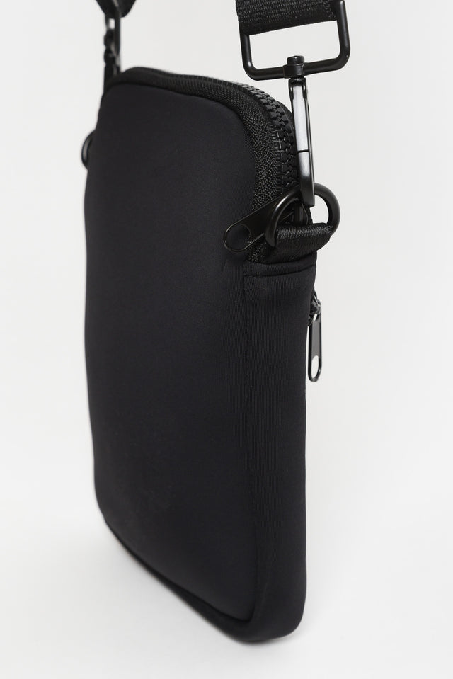 Andie Black Neoprene Phone Bag