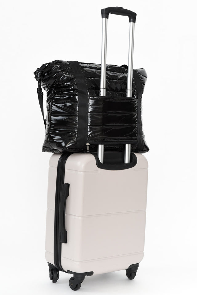 Antilla Black Puffer Tote Bag image 2