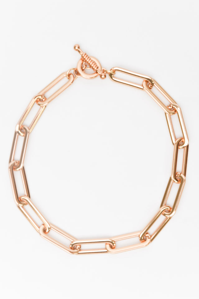 Arlette Gold Metal Links Necklace image 1