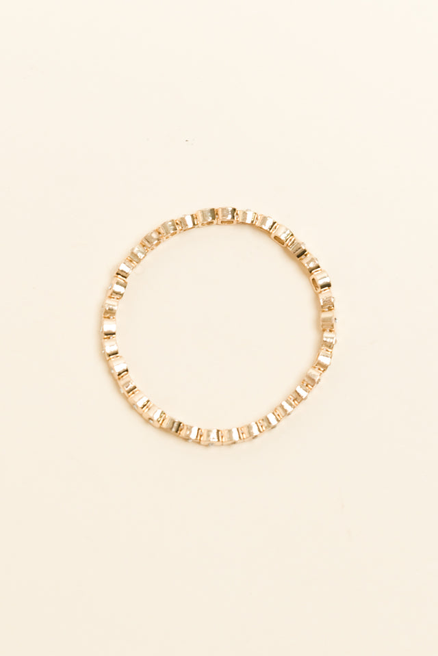 Artemis Gold Crystal Beaded Bracelet image 2