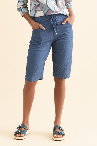 Asha Blue Travel Shorts