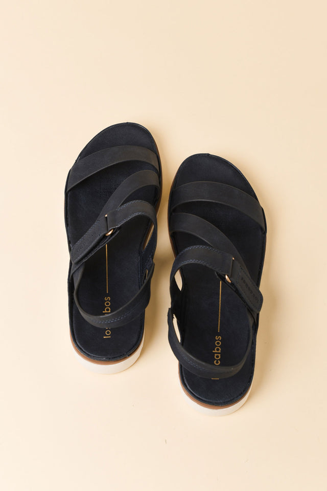 Ashli Navy Strappy Sandal image 5