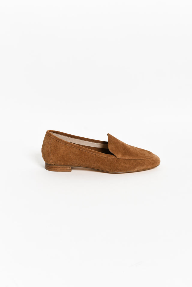 Avery Tan Leather Loafer image 4