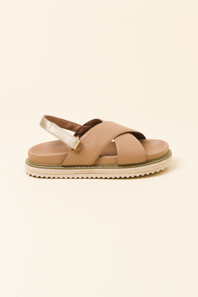 Bali Tan Crossover Sandal image 1