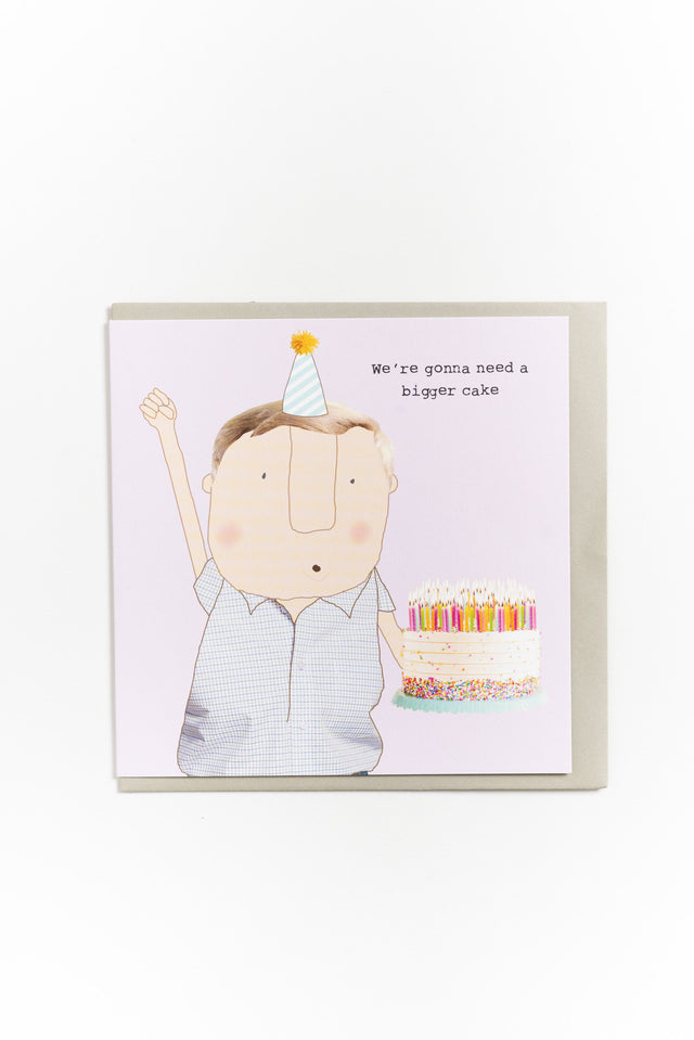 Bigger Birthday Cake Card