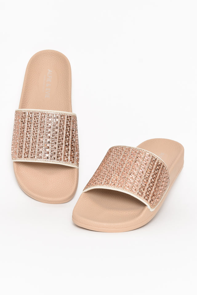 Billie Rose Gold Diamante Slide