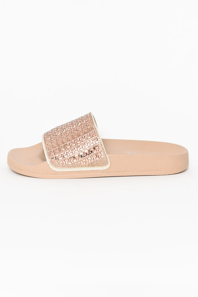 Billie Rose Gold Diamante Slide
