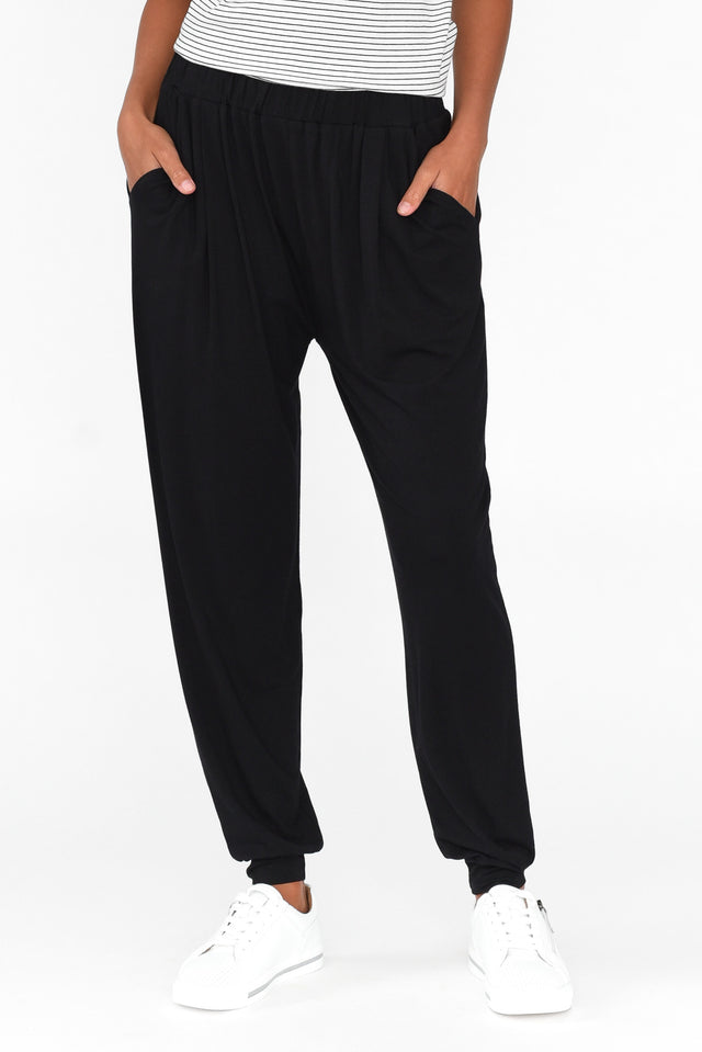Black Bamboo Everyday Pants