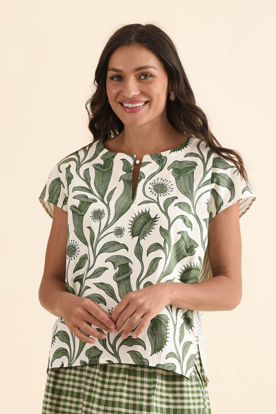 Botanica Green Garden Cotton Top
