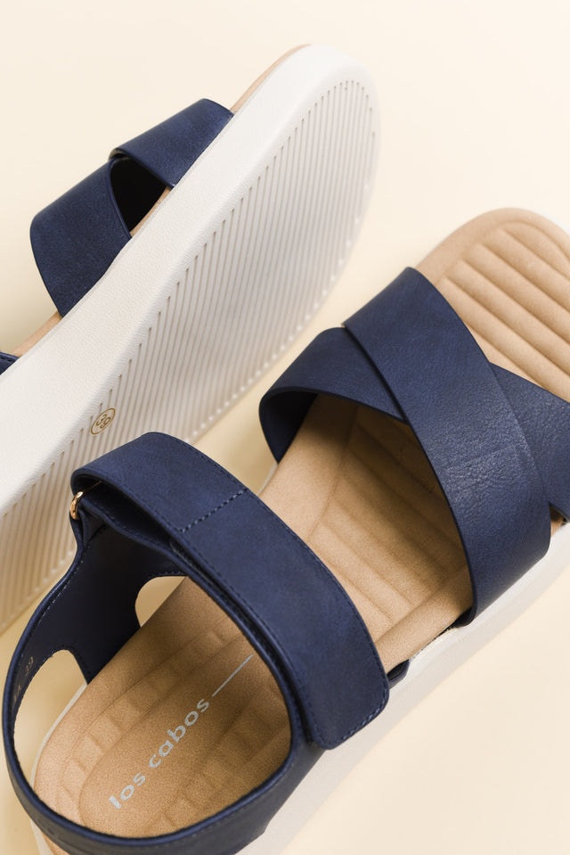 Brasilia Navy Platform Sandal image 3