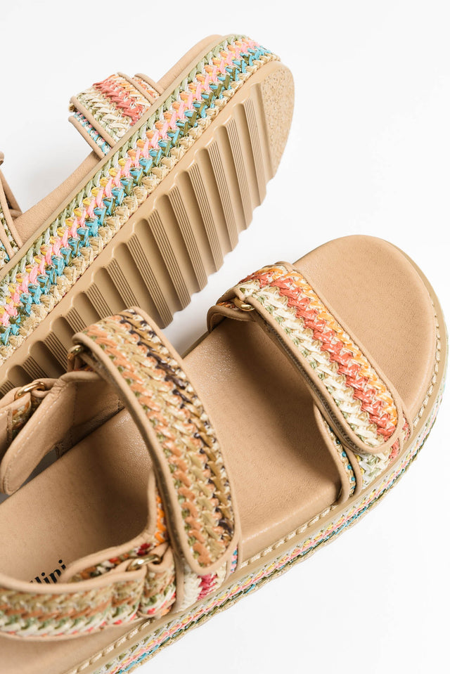 Bridgett Multi Leather Platform Sandal image 3