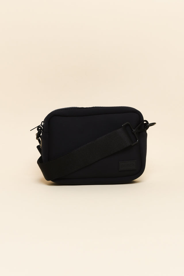Brodie Black Neoprene Mini Crossbody Bag image 1