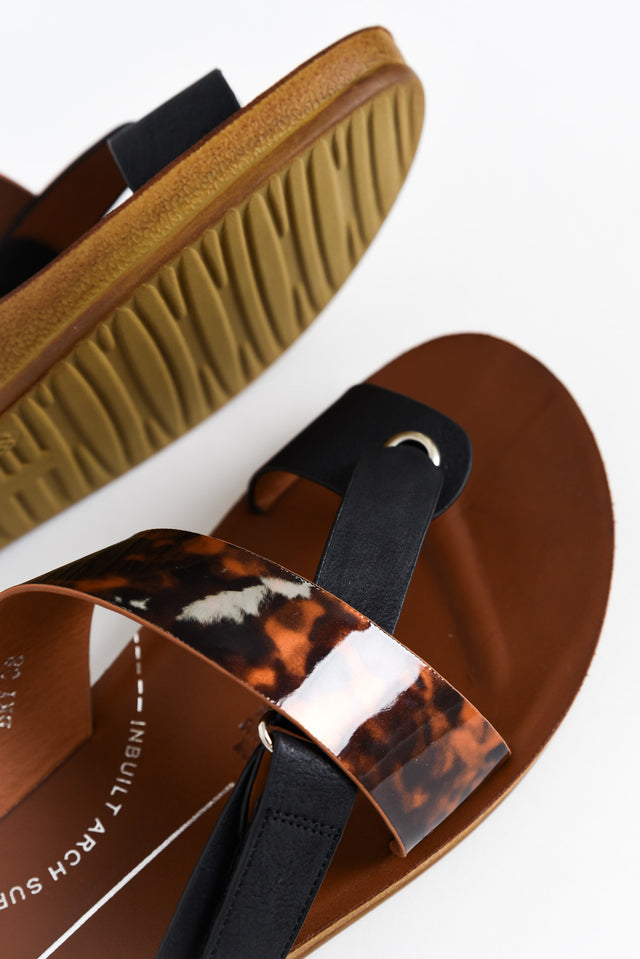 Bry Black Tortoise Multi Strap Slide