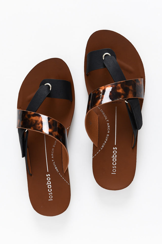 Bry Black Tortoise Multi Strap Slide