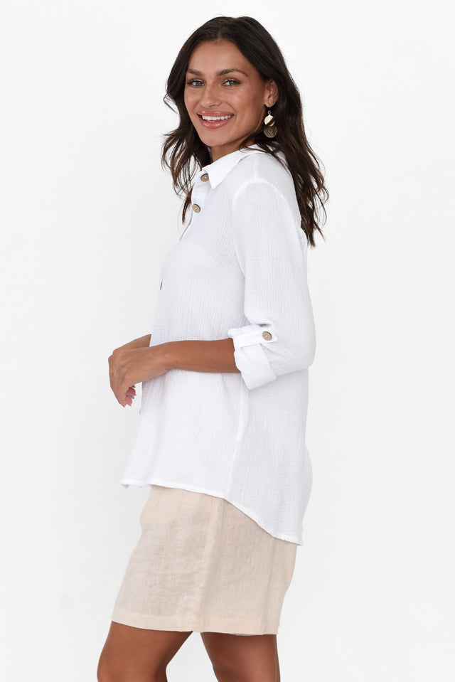 Byron White Cotton Shirt