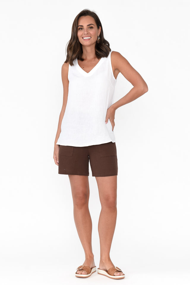 Byron White Cotton Tank