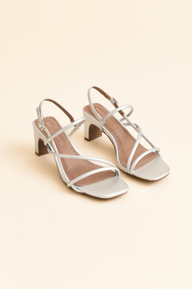 Krystal Silver Crossover Heel image 2