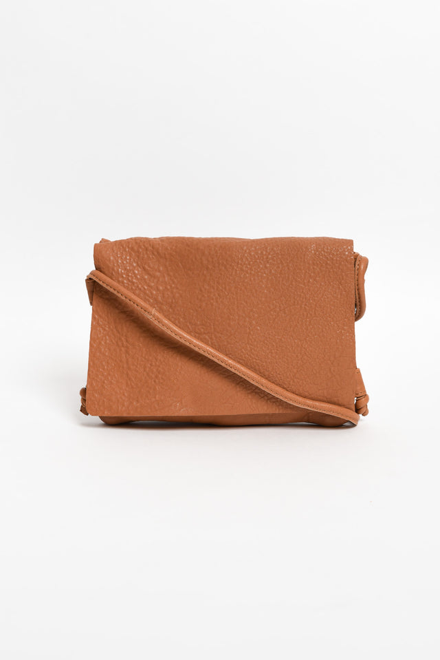 Candy Tan Leather Crossbody Bag image 1