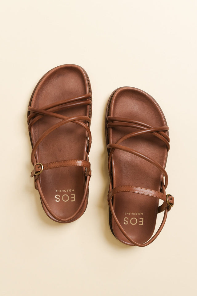 Carmina Brandy Leather Strappy Sandal image 4