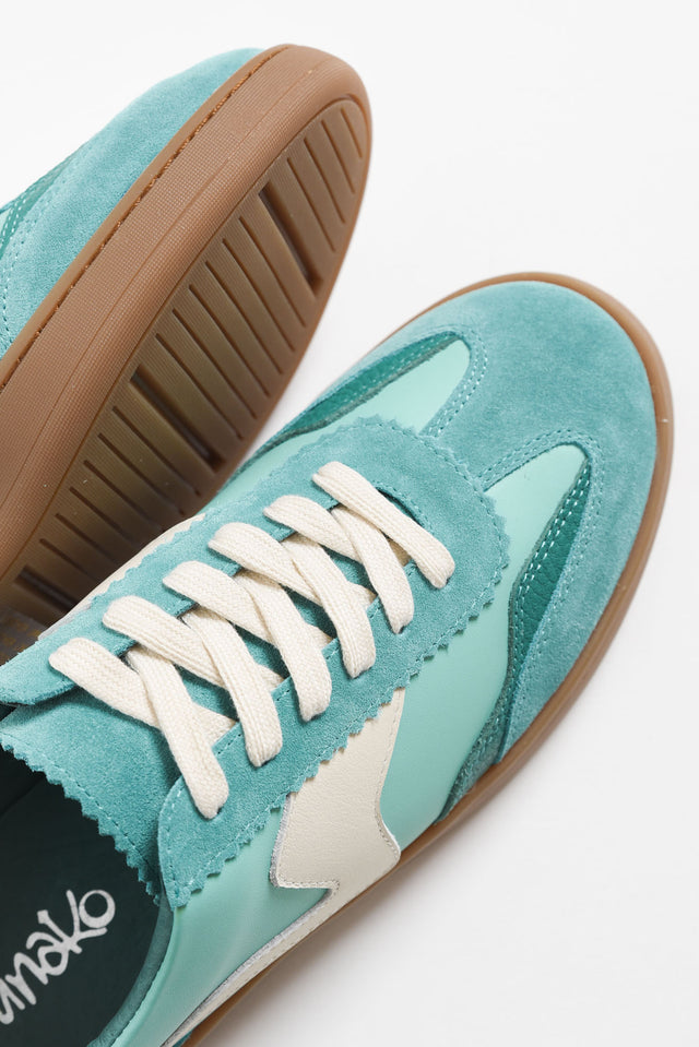 Castro Green Suede Leather Sneaker image 3