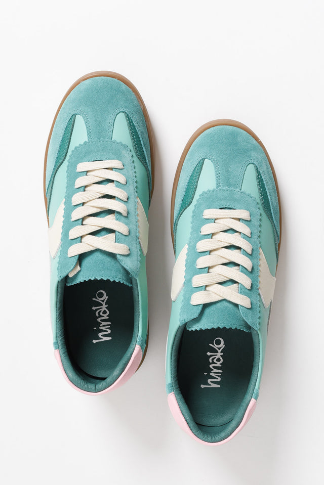Castro Green Suede Leather Sneaker image 4
