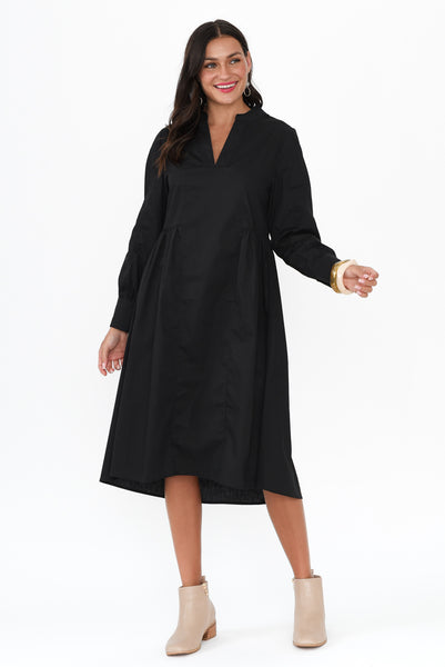 Cotton Poplin Dress Crystal