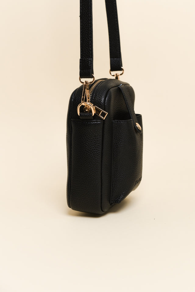Charlie Black Crossbody Bag image 3