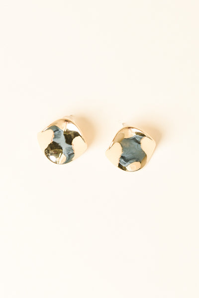 Chloe Gold Stud Earrings
