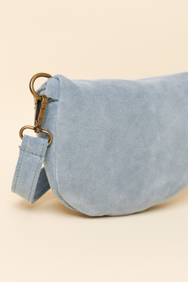 Christine Blue Leather Bumbag image 3