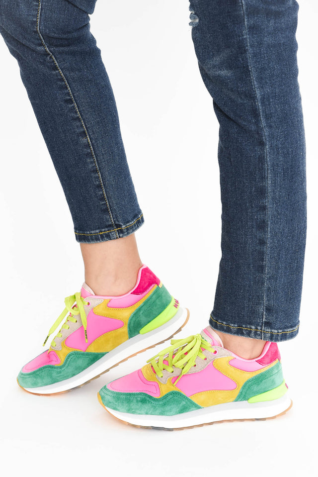 City Pink Multi Leather Sneaker image 5