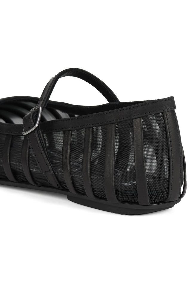 Clary Black Mesh Ballet Flat image 4
